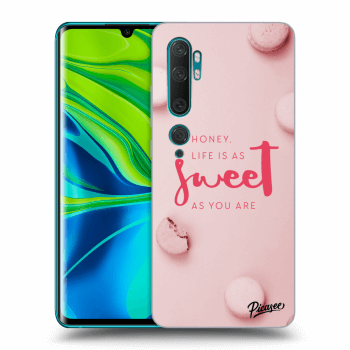 Picasee Xiaomi Mi Note 10 (Pro) Hülle - Transparentes Silikon - Life is as sweet as you are
