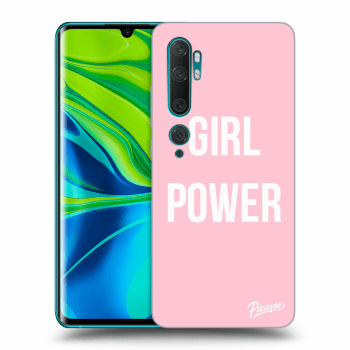 Picasee Xiaomi Mi Note 10 (Pro) Hülle - Schwarzes Silikon - Girl power