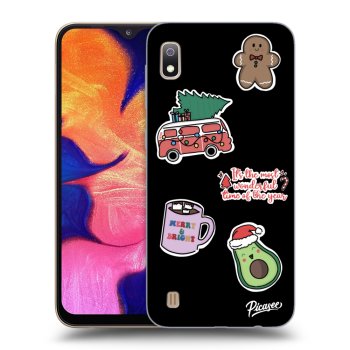 Hülle für Samsung Galaxy A10 A105F - Christmas Stickers