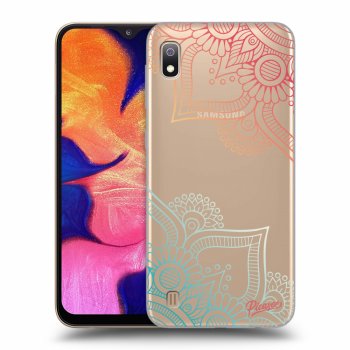 Picasee Samsung Galaxy A10 A105F Hülle - Transparentes Silikon - Flowers pattern