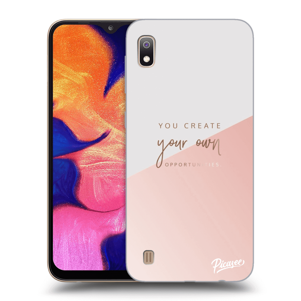 Picasee Samsung Galaxy A10 A105F Hülle - Schwarzes Silikon - You create your own opportunities