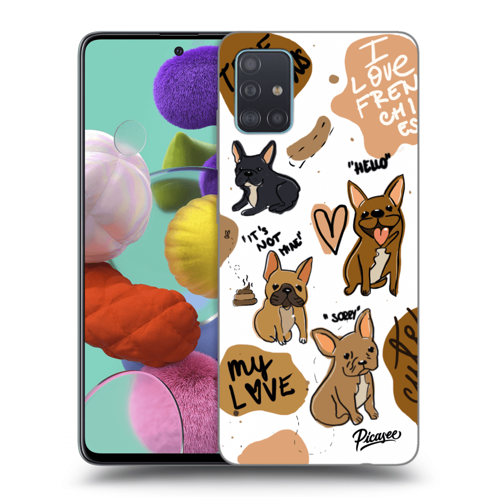 Picasee ULTIMATE CASE für Samsung Galaxy A51 A515F - Frenchies