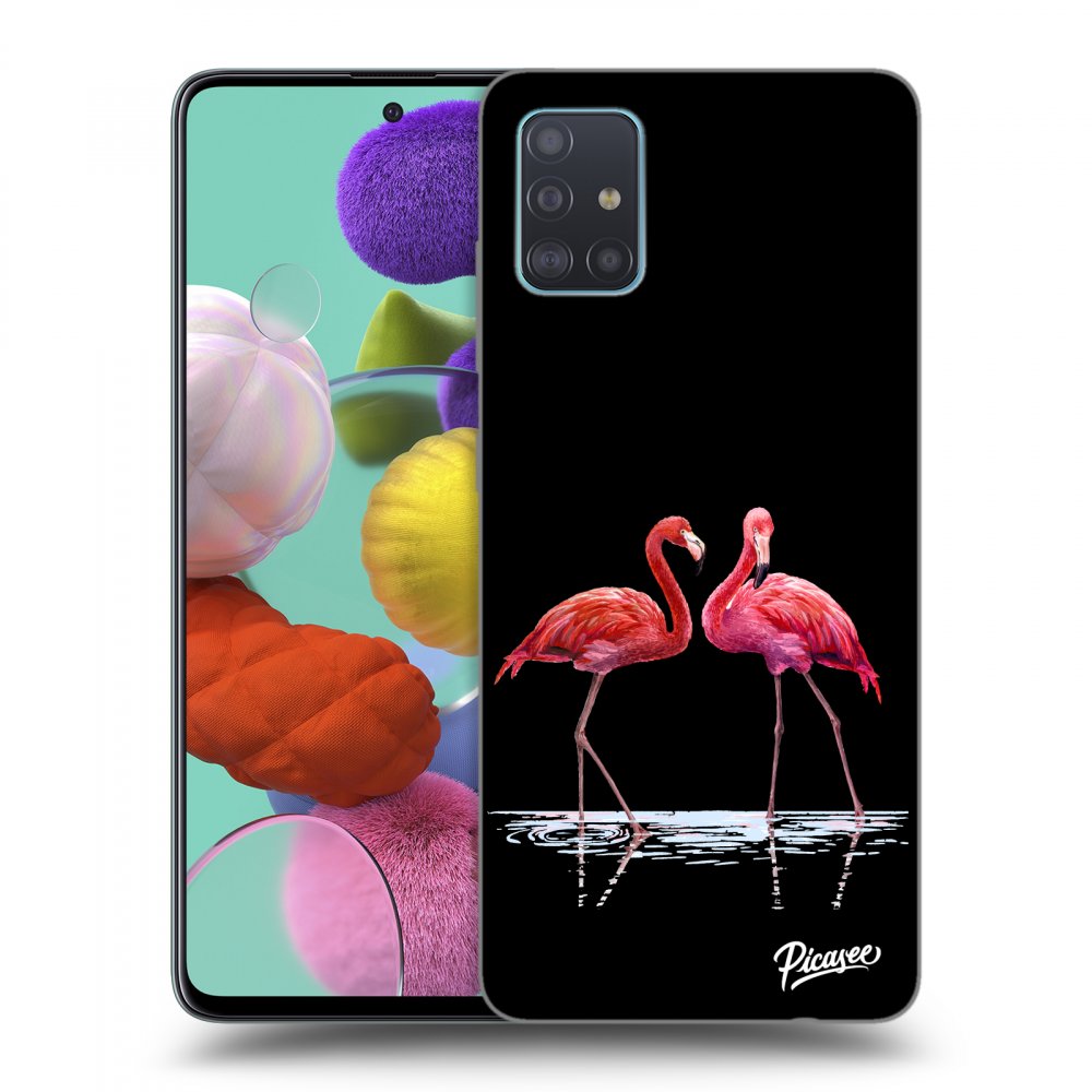 ULTIMATE CASE Für Samsung Galaxy A51 A515F - Flamingos Couple