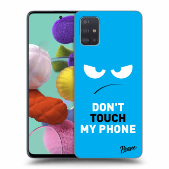 Picasee ULTIMATE CASE für Samsung Galaxy A51 A515F - Angry Eyes - Blue