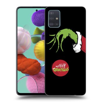 Picasee Samsung Galaxy A51 A515F Hülle - Schwarzes Silikon - Grinch