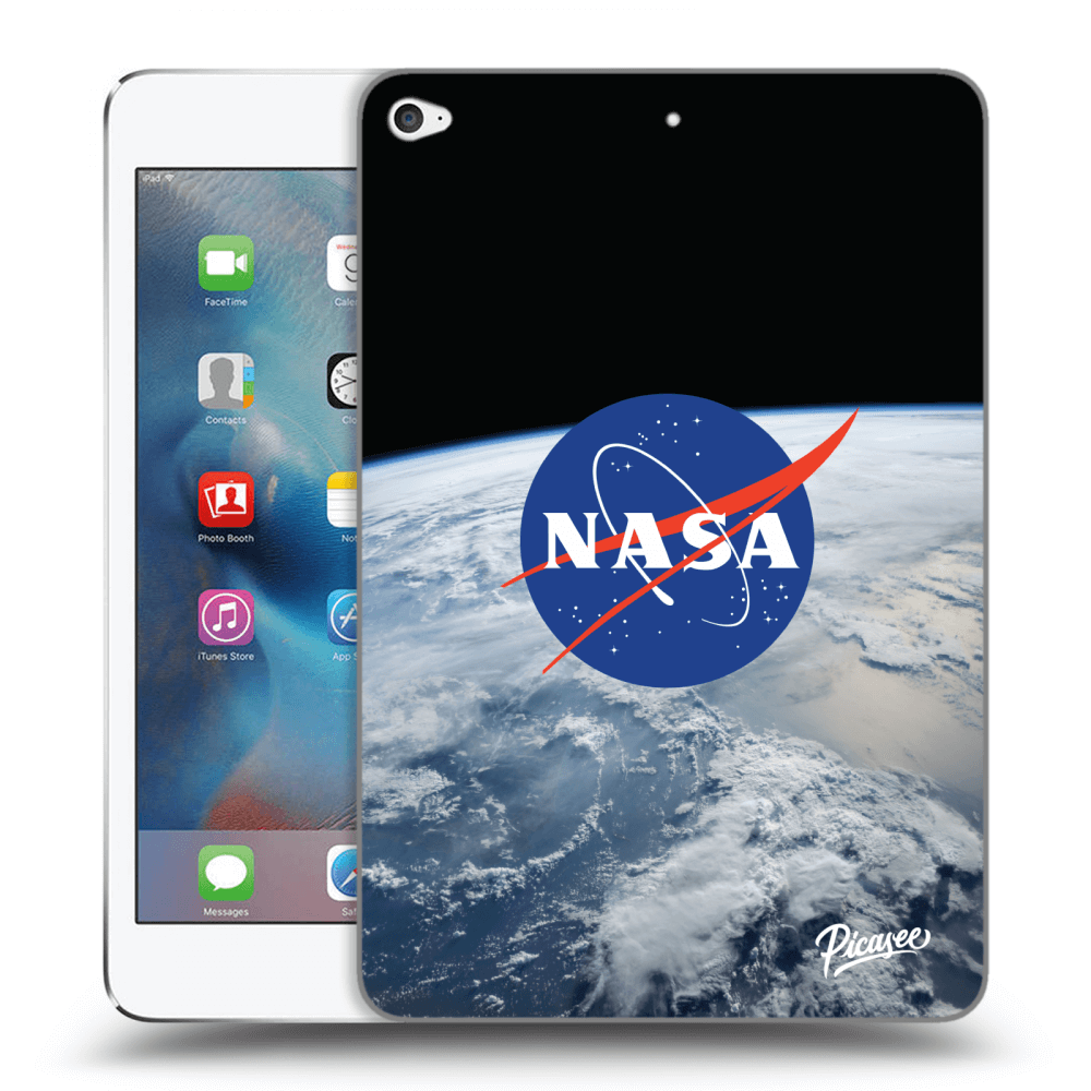 Picasee transparente Silikonhülle für Apple iPad mini 4 - Nasa Earth