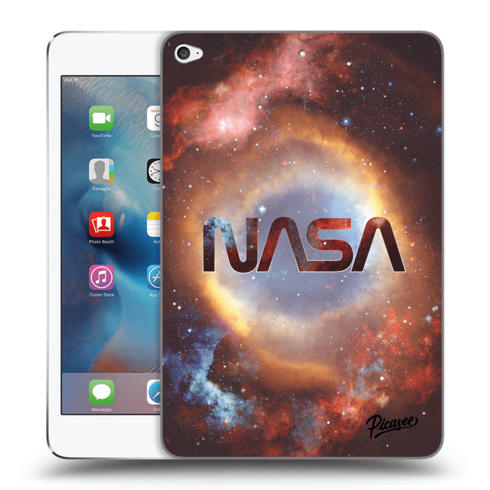 Picasee Schwarze Silikonhülle für Apple iPad mini 4 - Nebula
