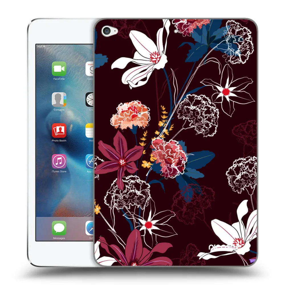 Picasee transparente Silikonhülle für Apple iPad mini 4 - Dark Meadow