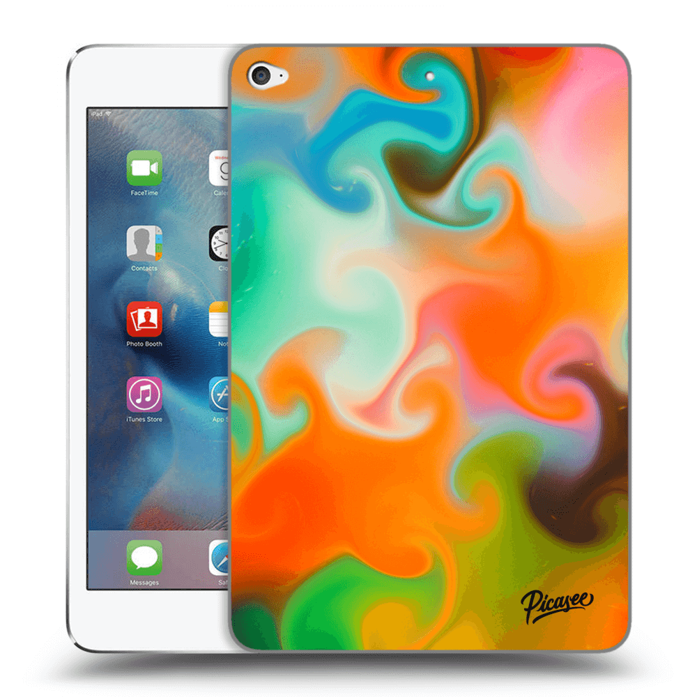 Picasee transparente Silikonhülle für Apple iPad mini 4 - Juice