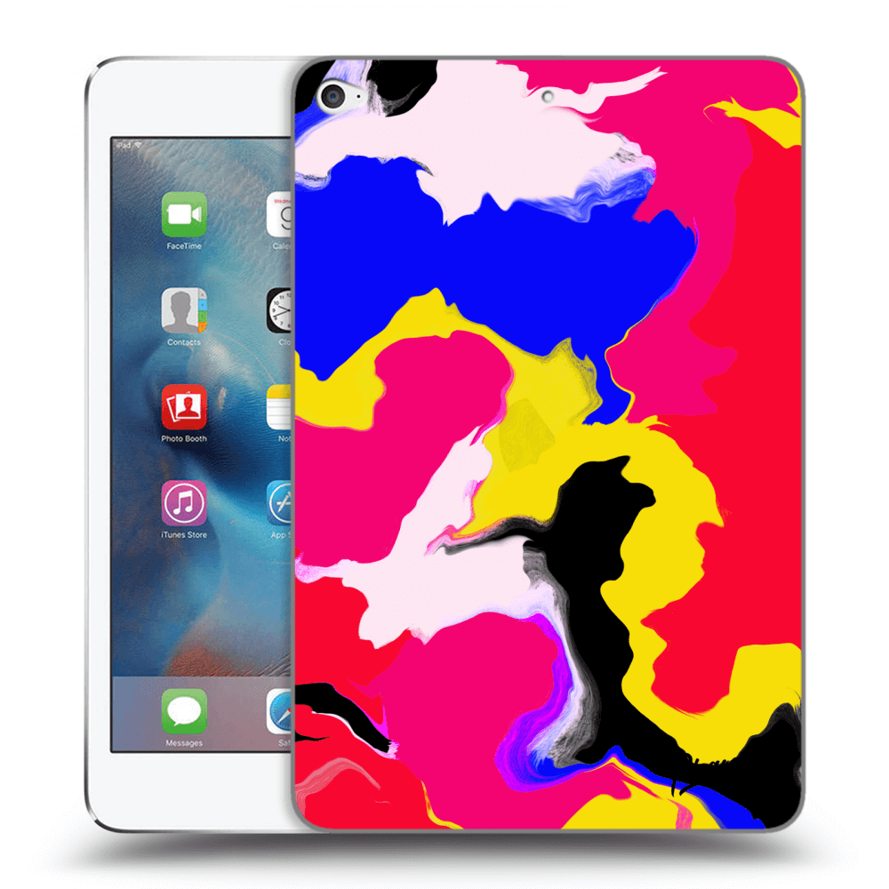Picasee transparente Silikonhülle für Apple iPad mini 4 - Watercolor