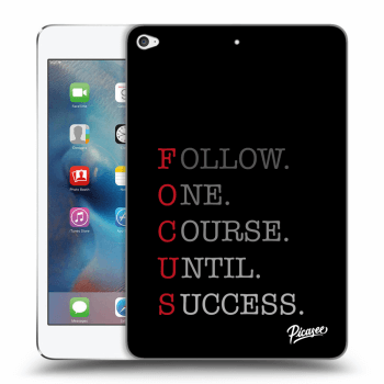 Picasee Schwarze Silikonhülle für Apple iPad mini 4 - Focus