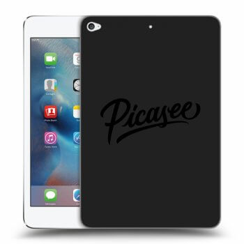 Picasee Schwarze Silikonhülle für Apple iPad mini 4 - Picasee - old logo - black