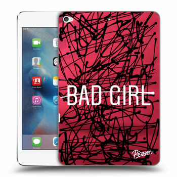 Picasee Schwarze Silikonhülle für Apple iPad mini 4 - Bad girl