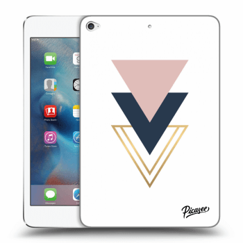 Picasee transparente Silikonhülle für Apple iPad mini 4 - Triangles