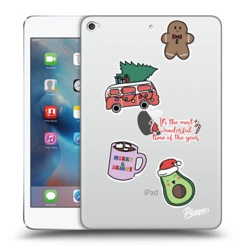 Hülle für Apple iPad mini 4 - Christmas Stickers