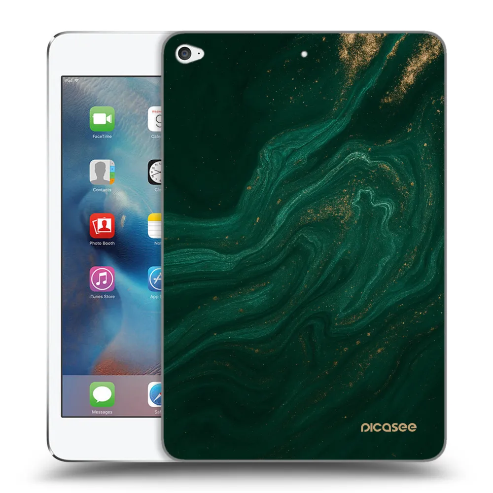 Picasee transparente Silikonhülle für Apple iPad mini 4 - Green