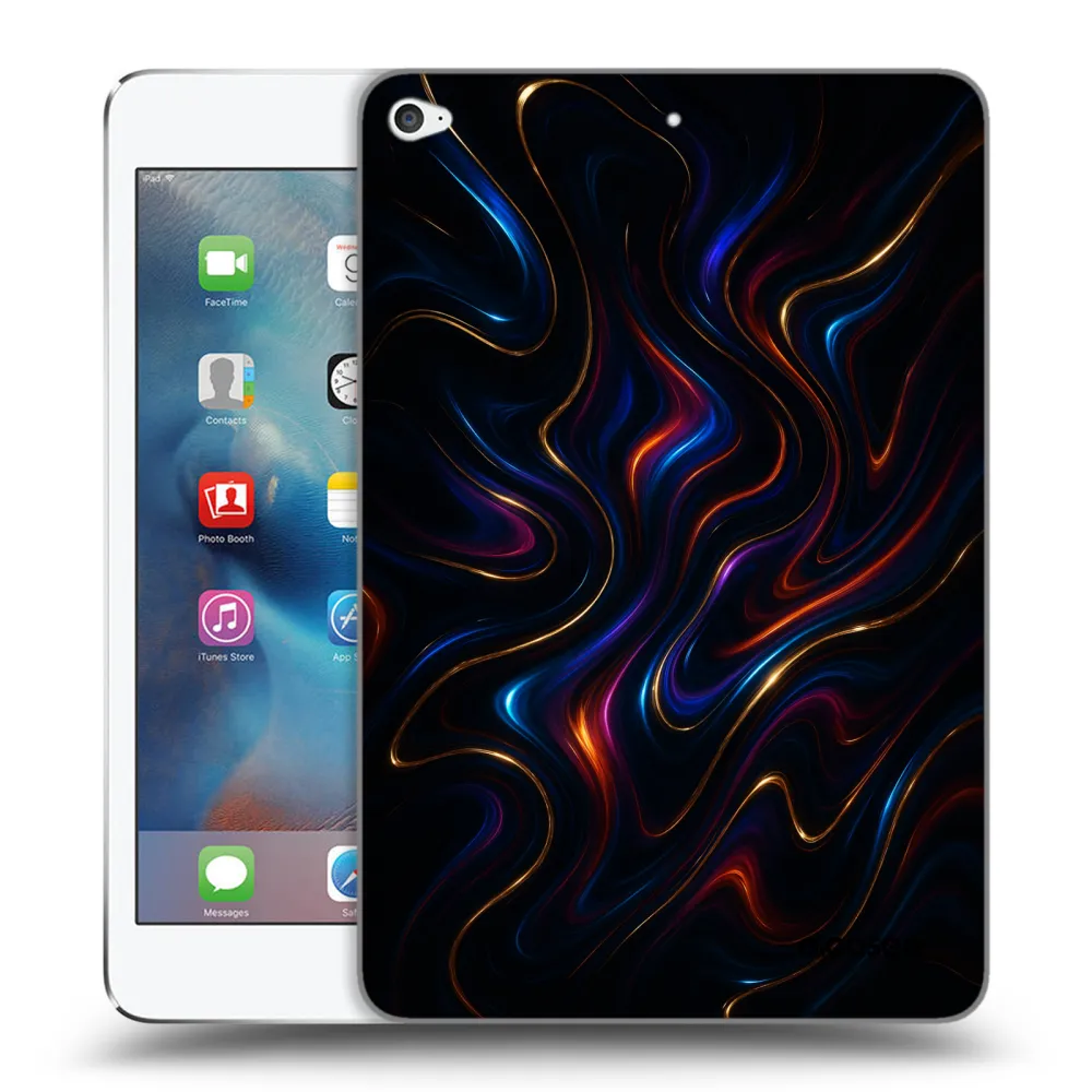 Picasee transparente Silikonhülle für Apple iPad mini 4 - Noir