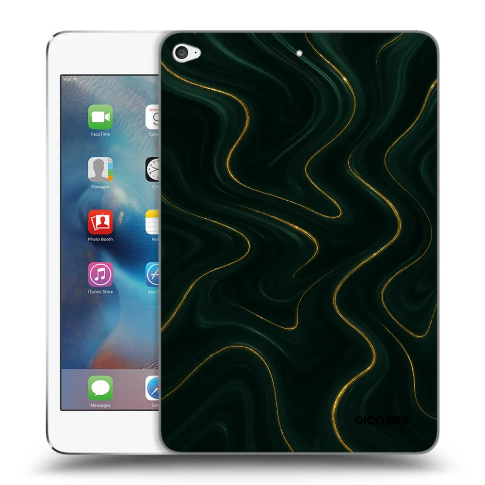Picasee transparente Silikonhülle für Apple iPad mini 4 - Vawes
