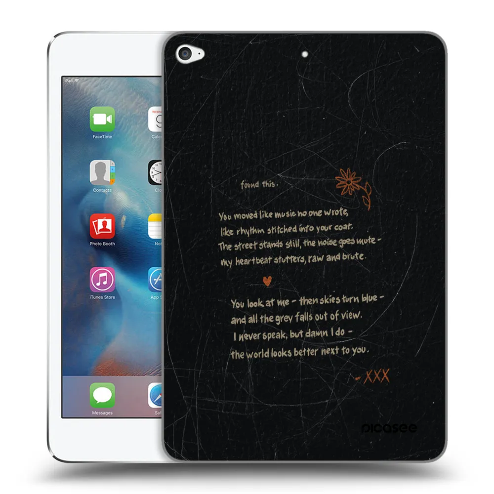 Picasee transparente Silikonhülle für Apple iPad mini 4 - POET