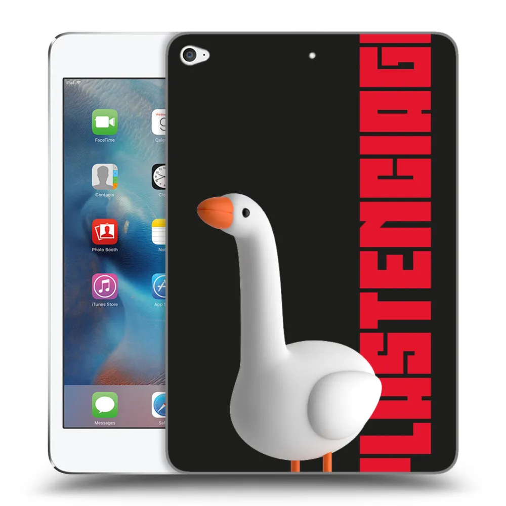 Picasee transparente Silikonhülle für Apple iPad mini 4 - Kiky Ricky