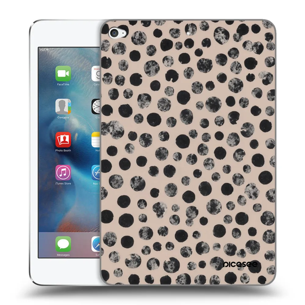Picasee transparente Silikonhülle für Apple iPad mini 4 - Dots