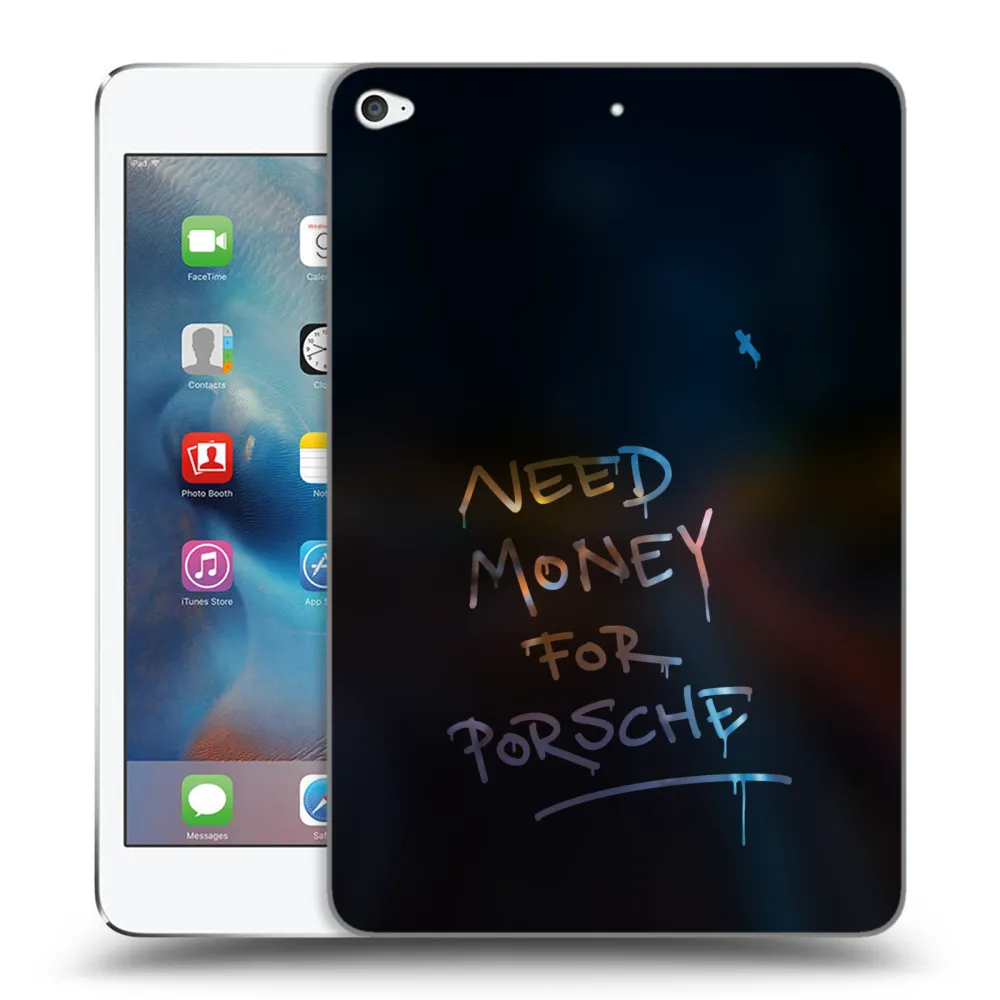 Picasee transparente Silikonhülle für Apple iPad mini 4 - Neon Nights