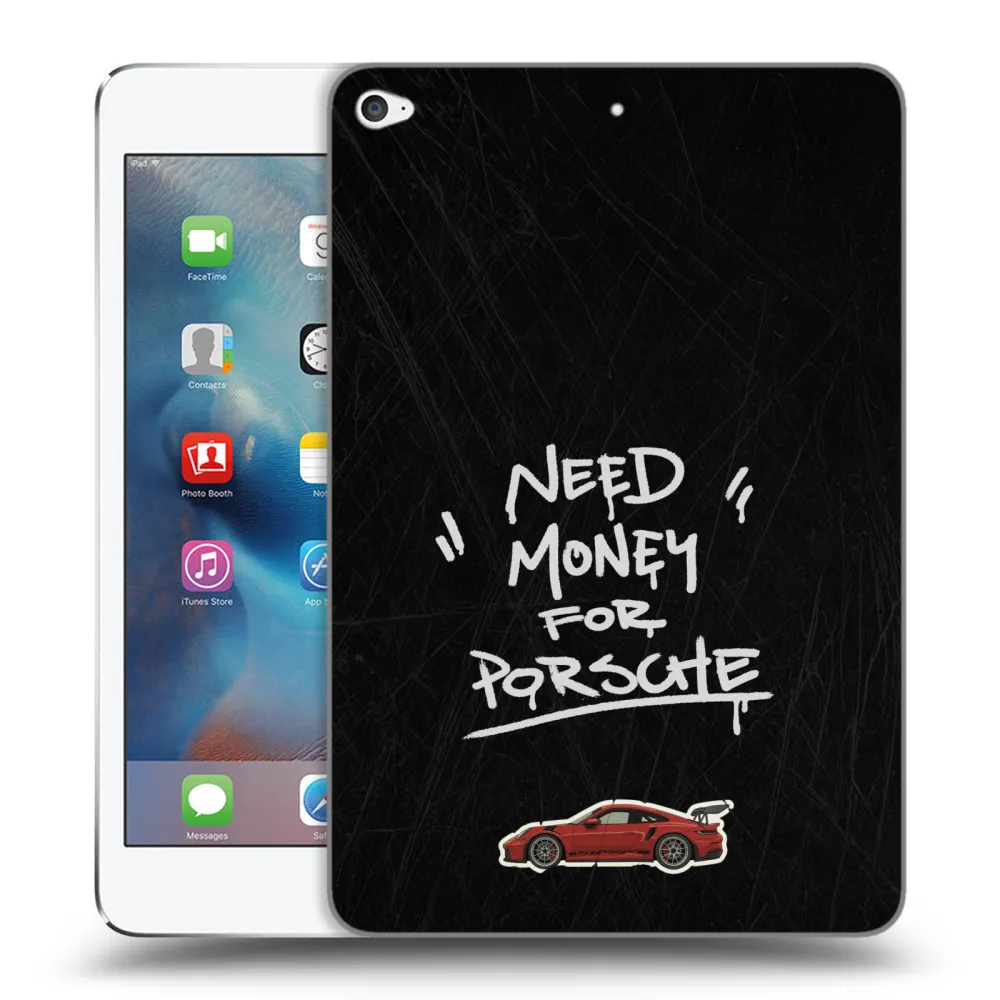 Picasee transparente Silikonhülle für Apple iPad mini 4 - Dark Racer