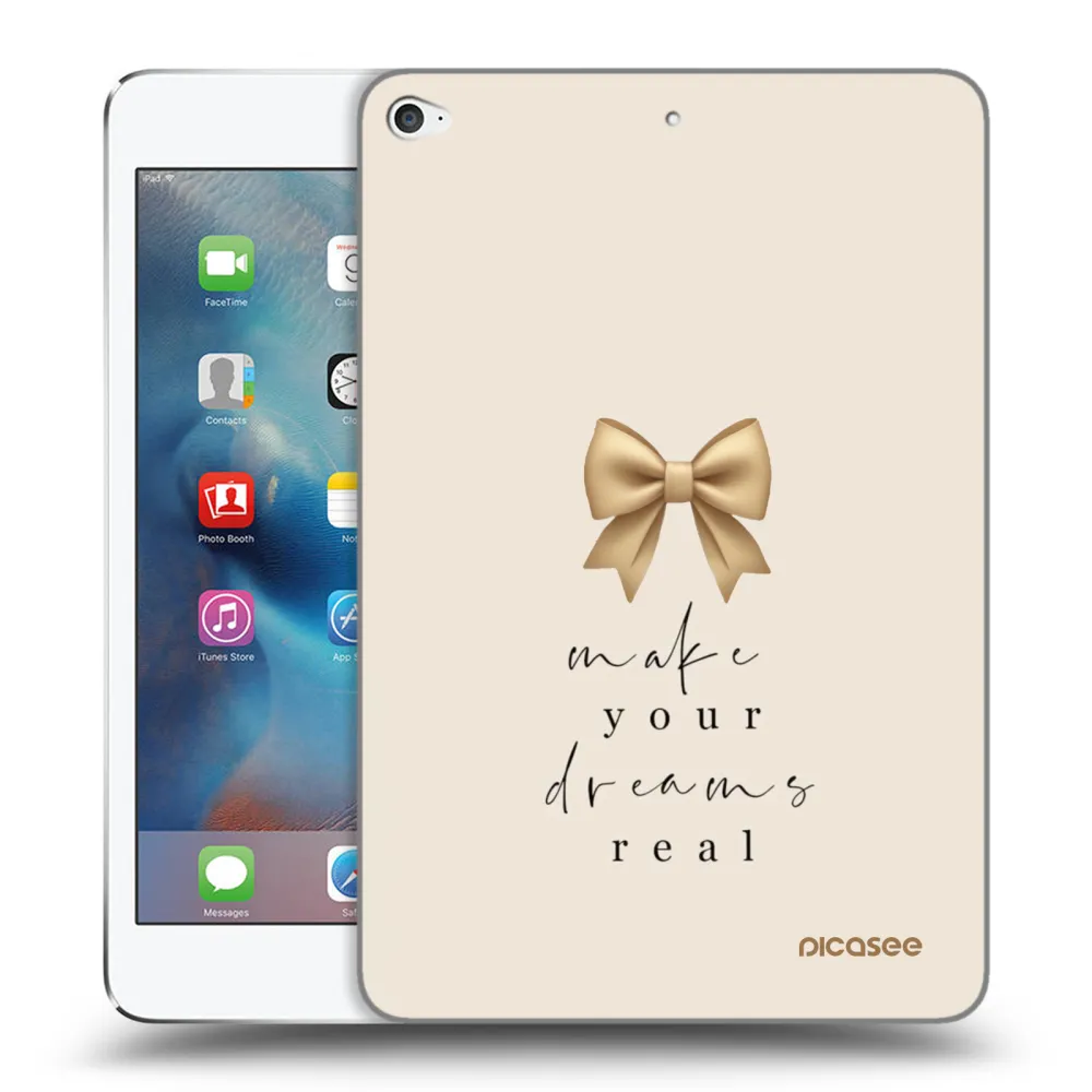 Picasee transparente Silikonhülle für Apple iPad mini 4 - Golden Dream