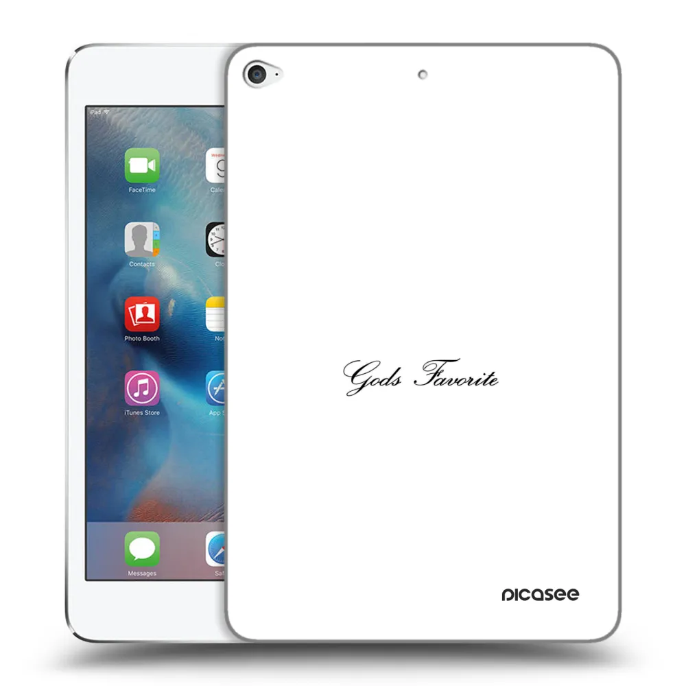 Picasee transparente Silikonhülle für Apple iPad mini 4 - Gods Favorite
