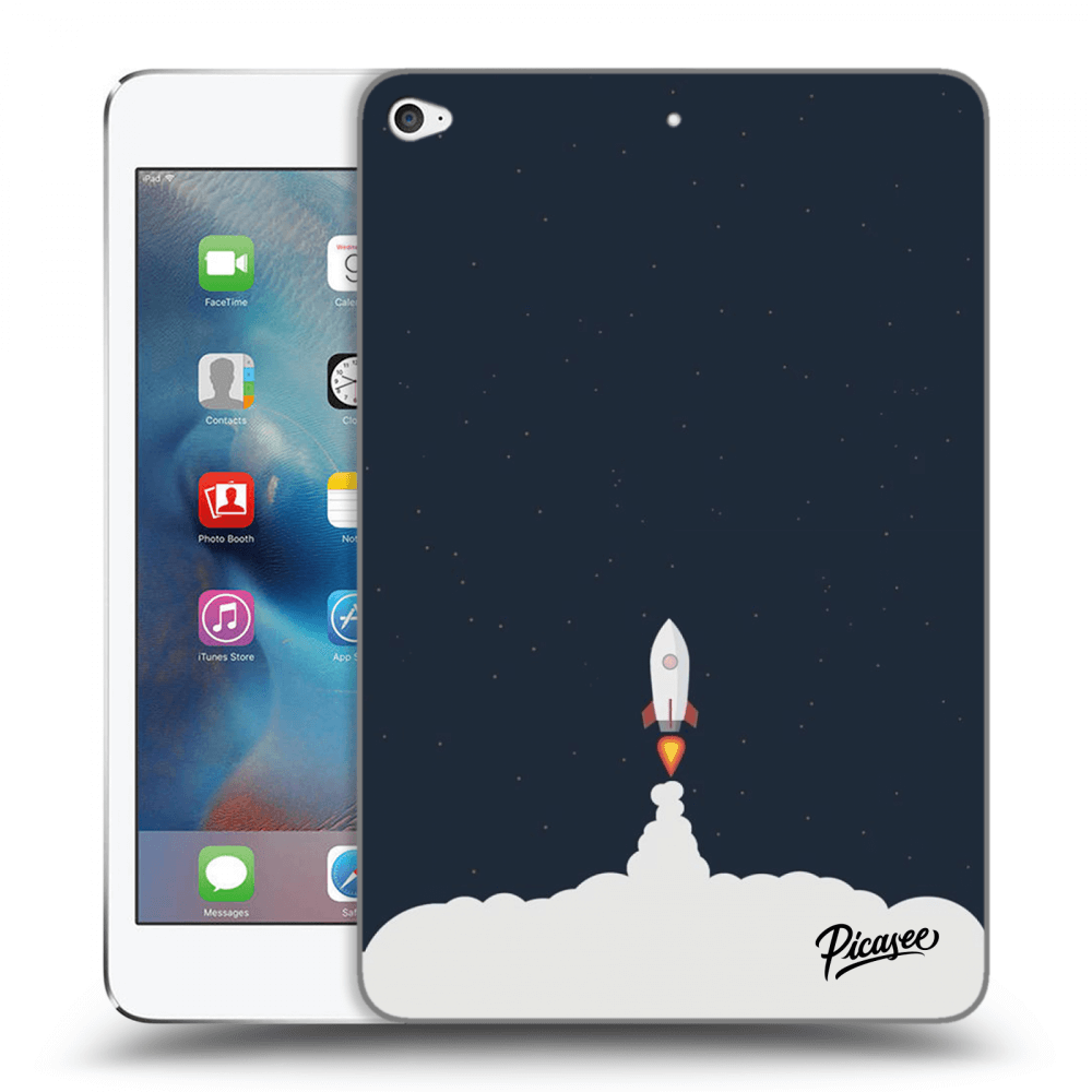 Picasee Schwarze Silikonhülle für Apple iPad mini 4 - Astronaut 2