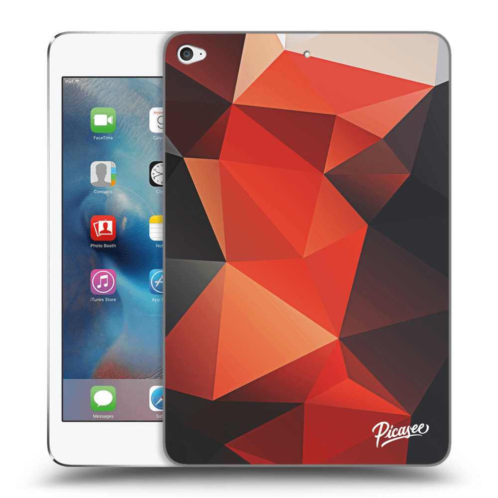 Picasee Schwarze Silikonhülle für Apple iPad mini 4 - Wallpaper 2