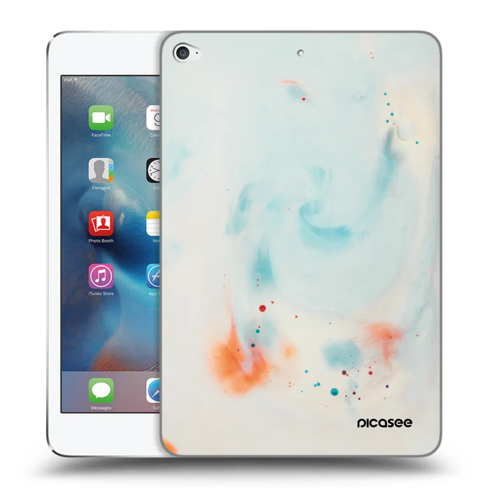 Picasee transparente Silikonhülle für Apple iPad mini 4 - Splash