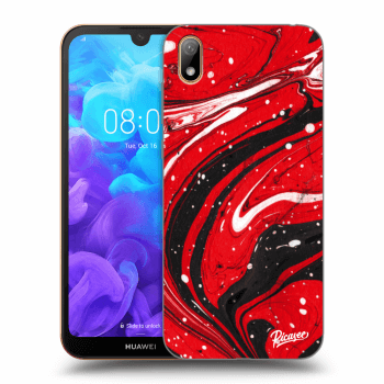 Picasee Huawei Y5 2019 Hülle - Schwarzes Silikon - Red black