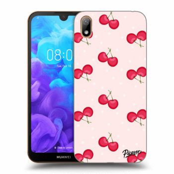 Picasee Huawei Y5 2019 Hülle - Transparentes Silikon - Cherries