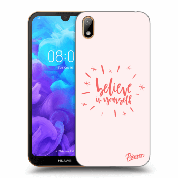 Picasee Huawei Y5 2019 Hülle - Transparentes Silikon - Believe in yourself