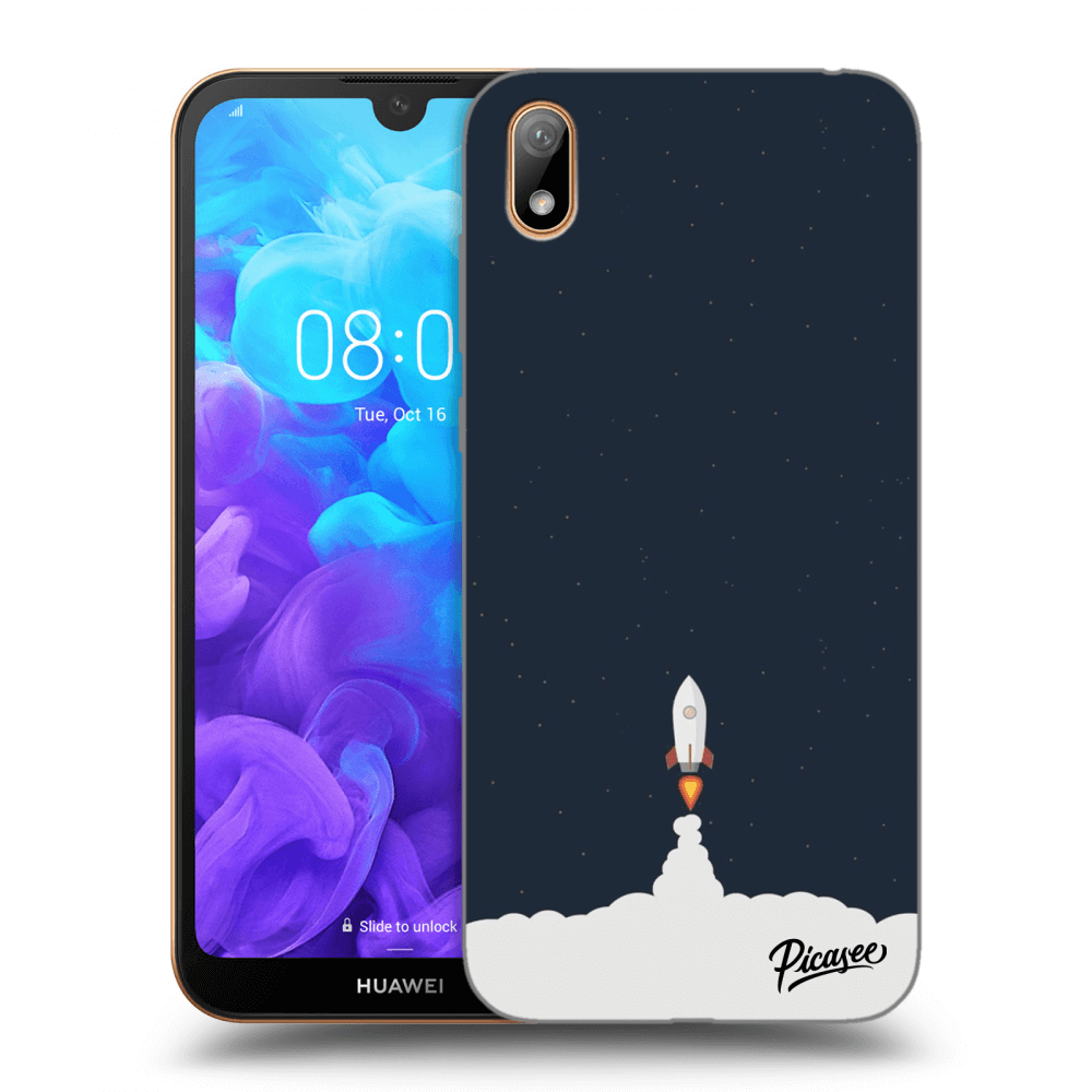 Picasee Huawei Y5 2019 Hülle - Schwarzes Silikon - Astronaut 2