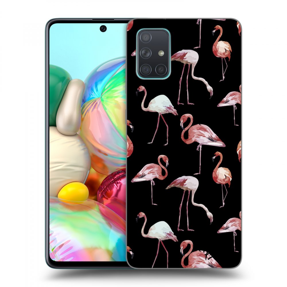 Picasee ULTIMATE CASE für Samsung Galaxy A71 A715F - Flamingos