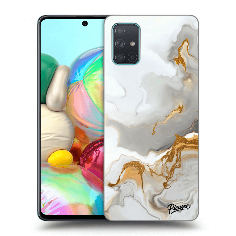 Picasee Samsung Galaxy A71 A715F Hülle - Transparentes Silikon - Her