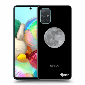 Picasee Samsung Galaxy A71 A715F Hülle - Transparentes Silikon - Moon Minimal