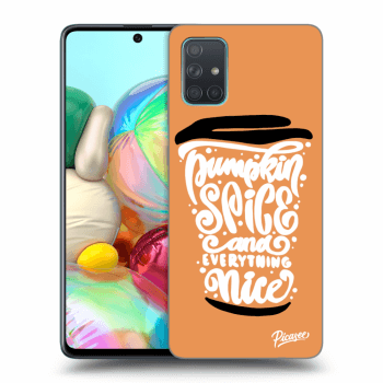 Hülle für Samsung Galaxy A71 A715F - Pumpkin coffee