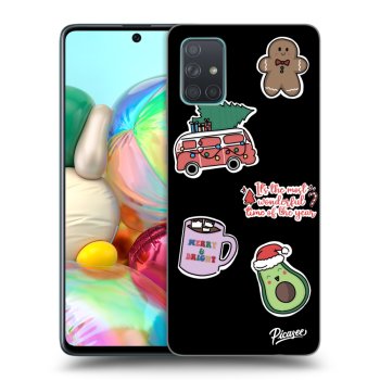 Picasee ULTIMATE CASE für Samsung Galaxy A71 A715F - Christmas Stickers