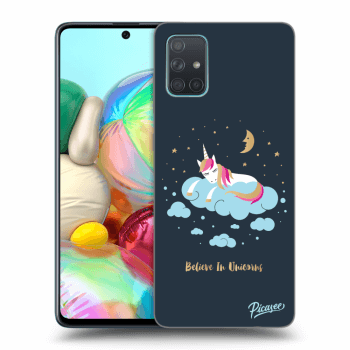 Picasee Samsung Galaxy A71 A715F Hülle - Transparentes Silikon - Believe In Unicorns