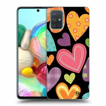 Picasee ULTIMATE CASE für Samsung Galaxy A71 A715F - Colored heart