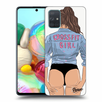 Picasee ULTIMATE CASE für Samsung Galaxy A71 A715F - Crossfit girl - nickynellow