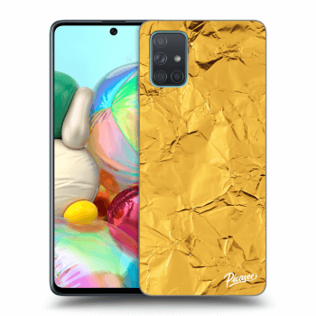 Hülle für Samsung Galaxy A71 A715F - Gold