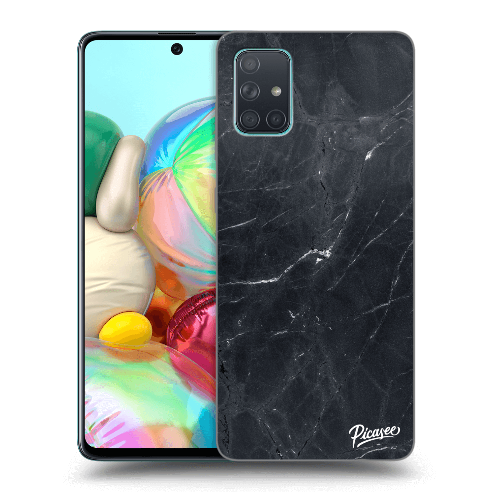 Picasee ULTIMATE CASE für Samsung Galaxy A71 A715F - Black marble