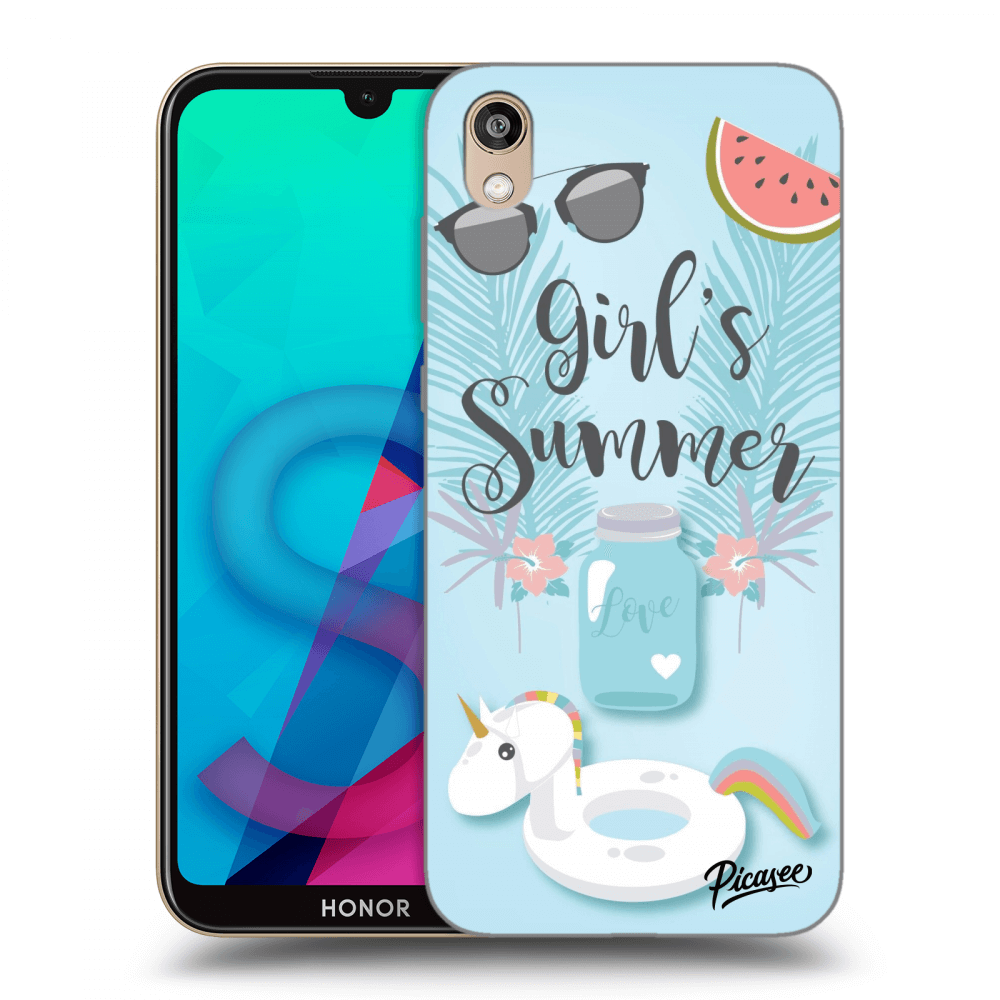 Picasee Honor 8S Hülle - Transparentes Silikon - Girls Summer