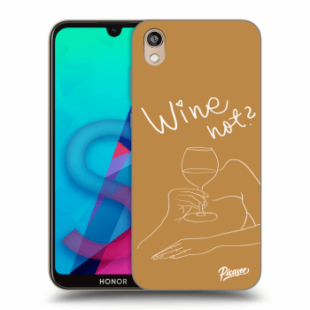 Picasee Honor 8S Hülle - Transparentes Silikon - Wine not