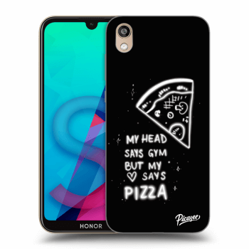 Picasee Honor 8S Hülle - Schwarzes Silikon - Pizza
