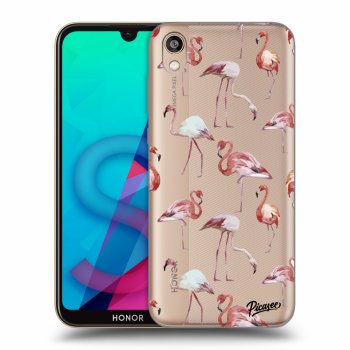 Picasee Honor 8S Hülle - Transparentes Silikon - Flamingos